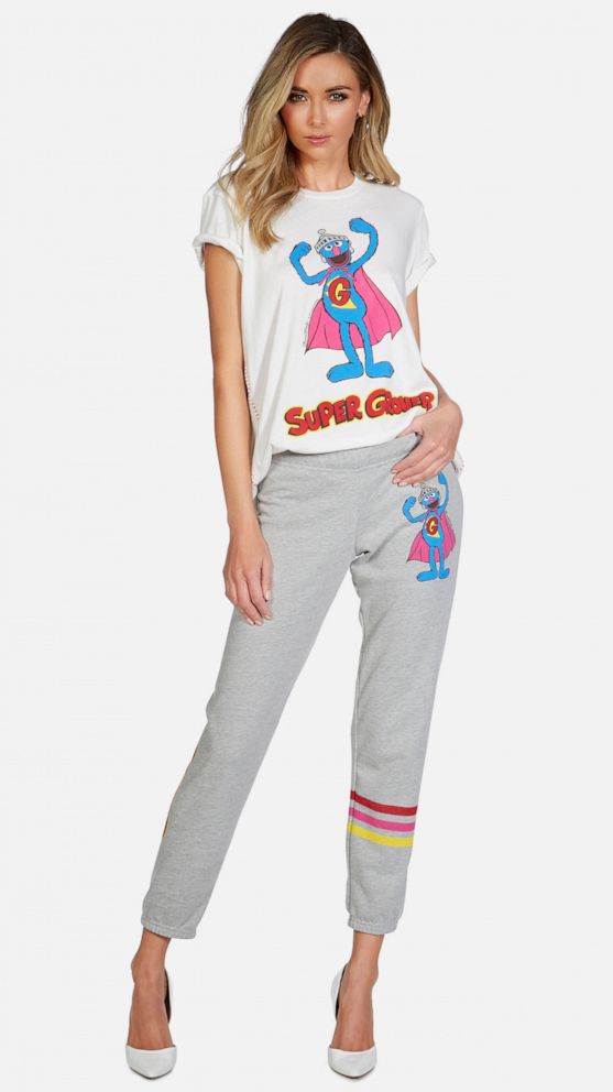 PHOTO: The Super Grover graphic t-shirt and sweatpants from designer Lauren Moshi. 