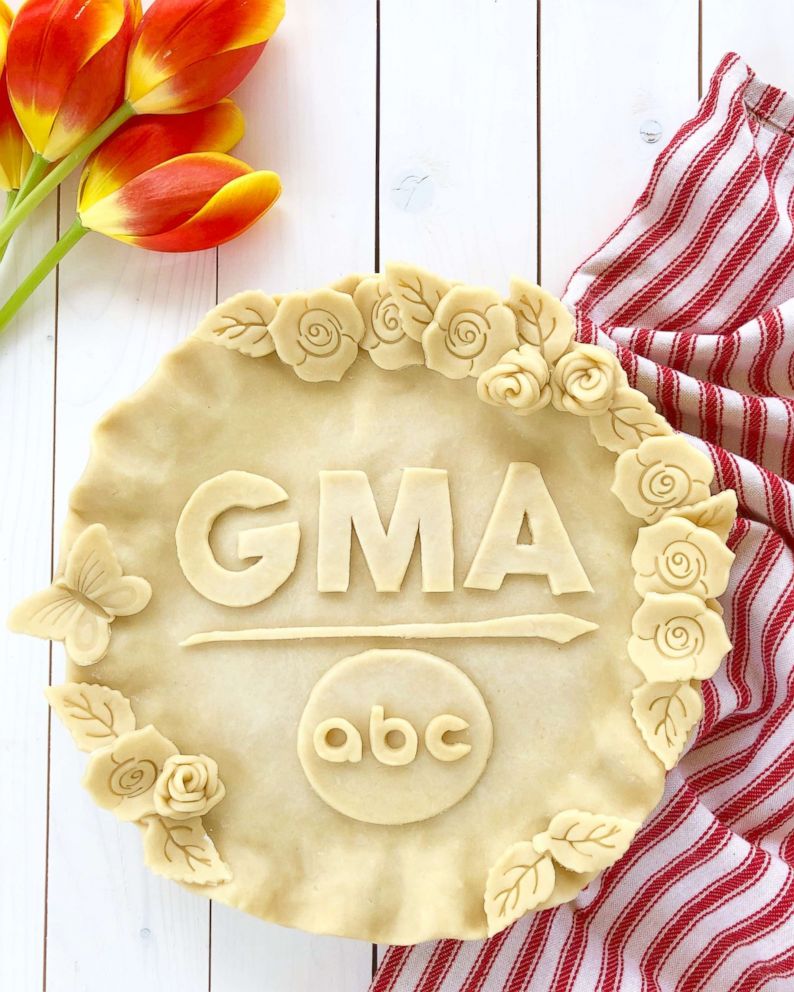 PHOTO: Marie Saba made a homemade pie crust for "Good Morning America" in honor of Pi Day.