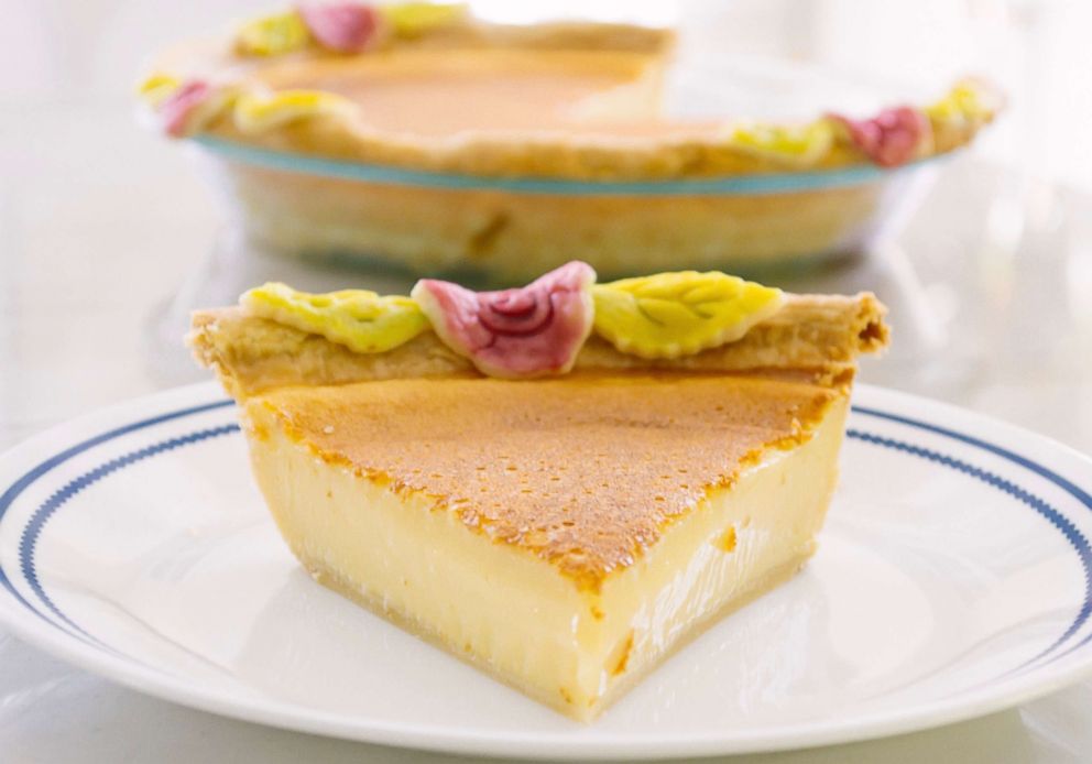 PHOTO: A flan inspired custard pie made by Marie Saba.