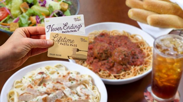 Olive Garden fans can snag an exclusive lifetime pasta pass for the ...