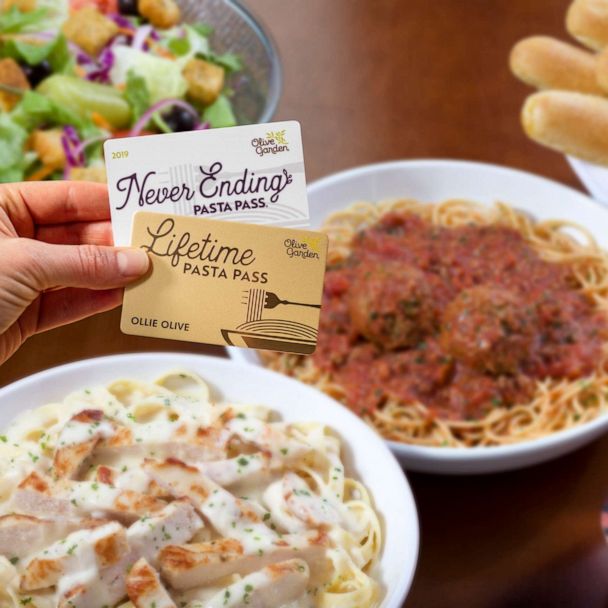 Olive Garden Fans Can Snag An Exclusive Lifetime Pasta Pass For The First Time Ever Gma