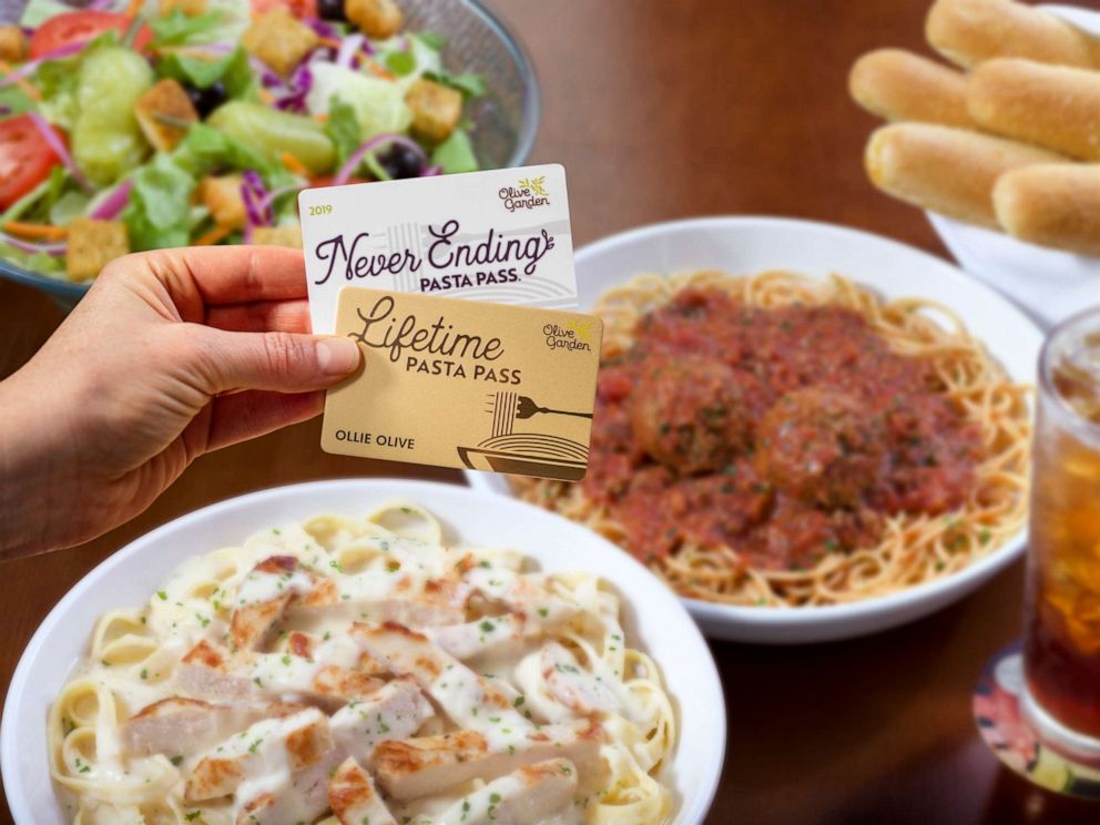 Olive Garden announces never ending ‘Lifetime Pasta Pass’