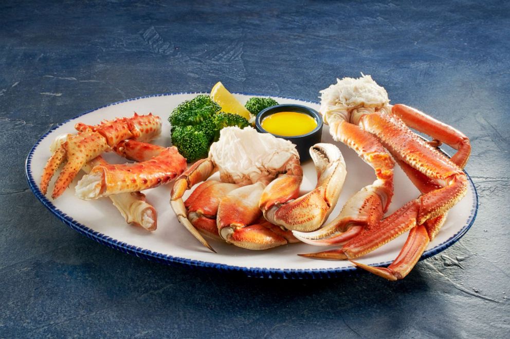 PHOTO: The Crabfest Trio at Red Lobster is another seafood option available for gluten-free diners. 