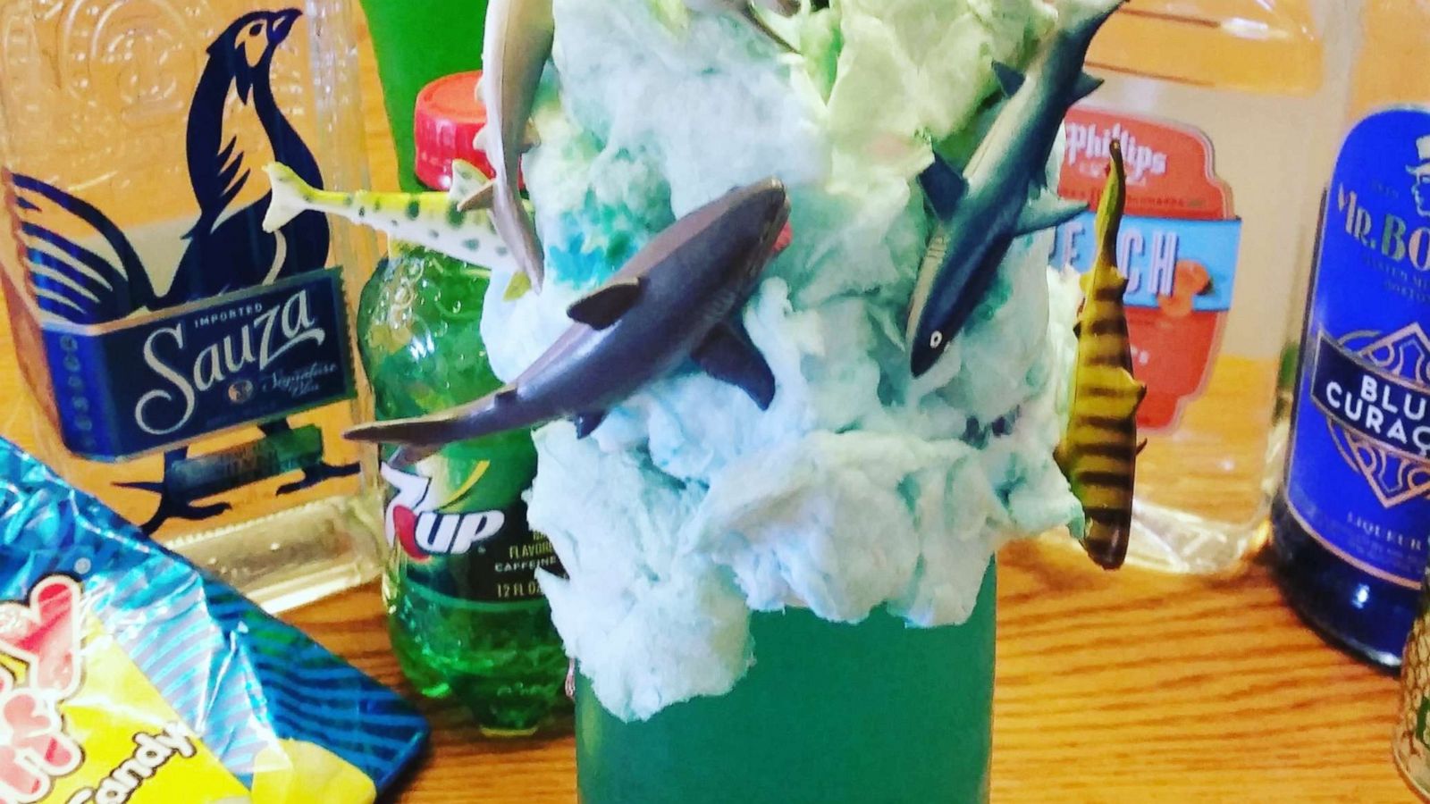 PHOTO: The "Sharknado" cocktail created by Sara Biesek for Shark Week.