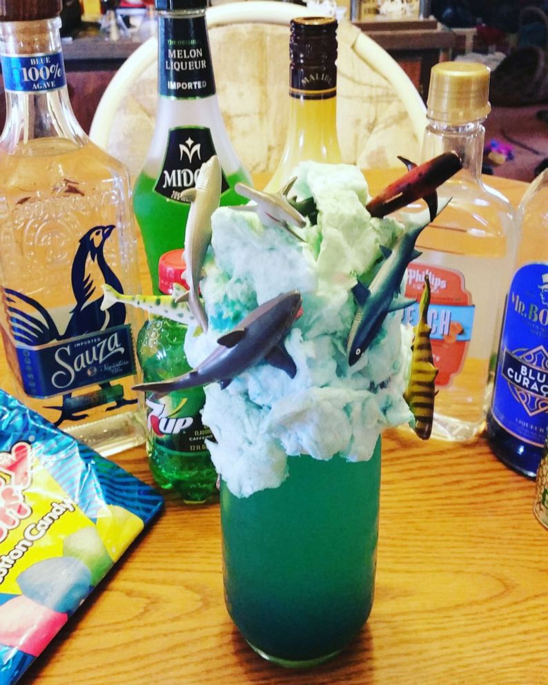 PHOTO: The "Sharknado" cocktail created by Sara Biesek for Shark Week.