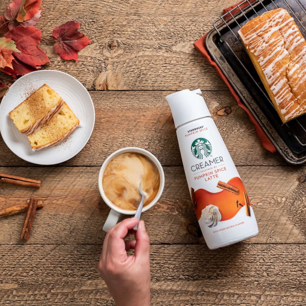 PHOTO: Starbucks pumpkin spice latte creamer.