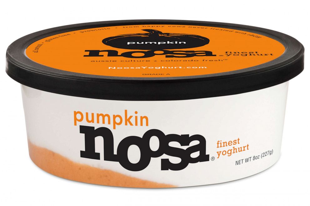 PHOTO: Pumpkin noosa yoghurt is a seasonal item made with spices and pumpkin puree. 