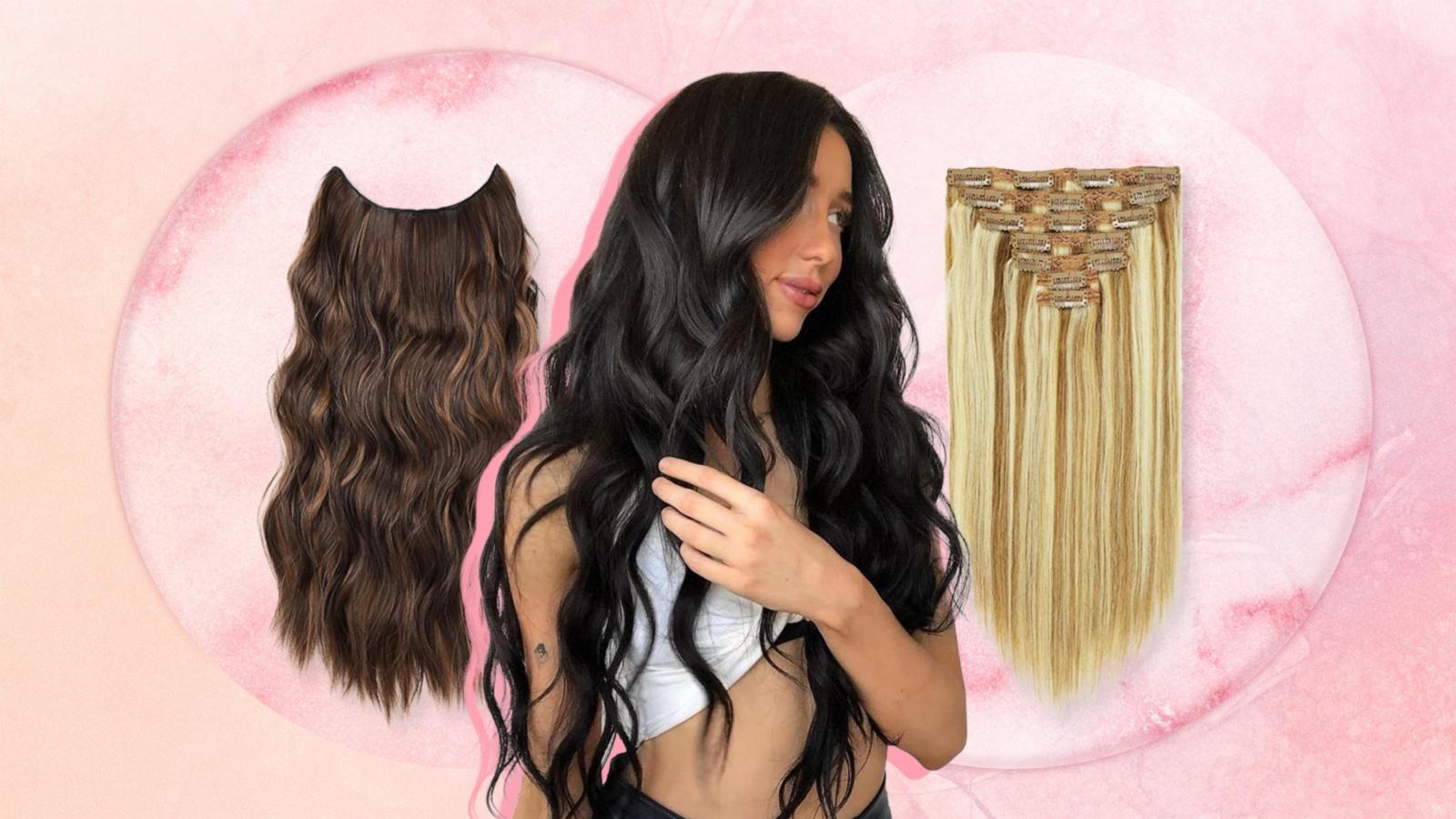 PHOTO: Try before you buy clip in hair extensions