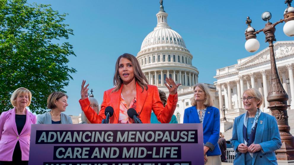VIDEO: Halle Berry fights menopause stigma