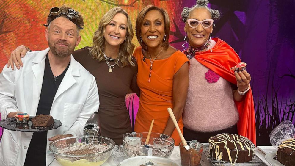 VIDEO: Carla Hall and Richard Blais face off in Halloween dessert competition