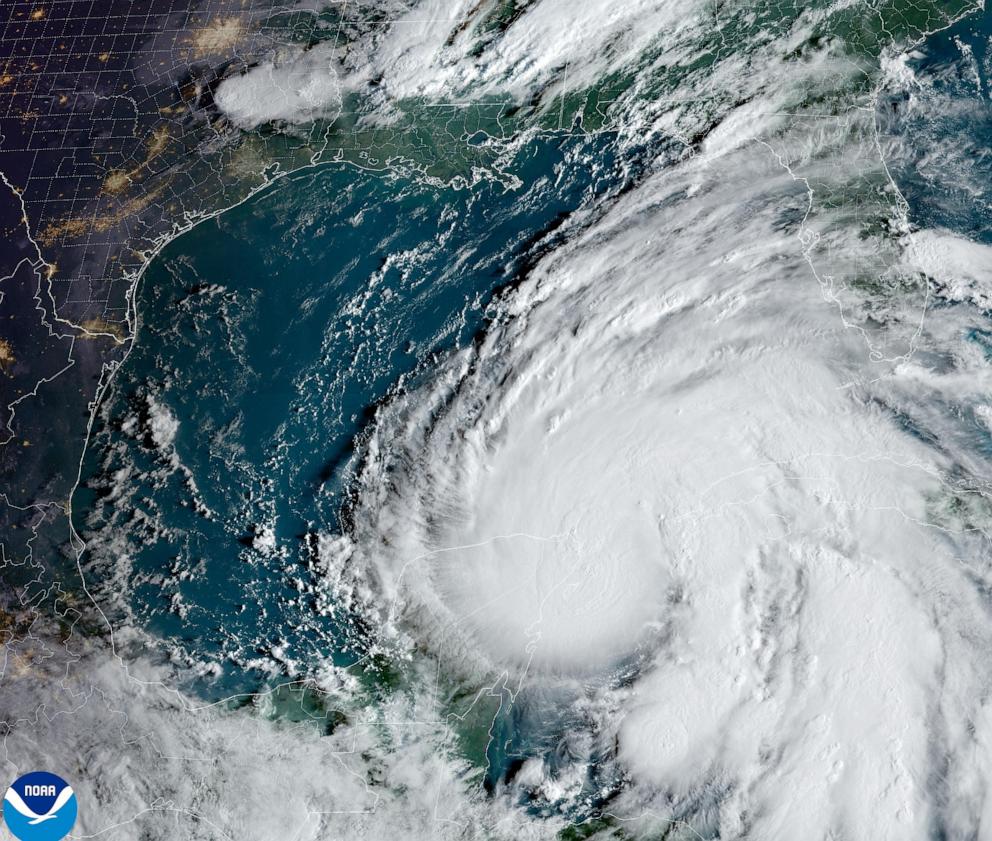 PHOTO: This image obtained from the National Oceanic and Atmospheric Administration (NOAA) shows Tropical Storm Helene on September 25, 2024.