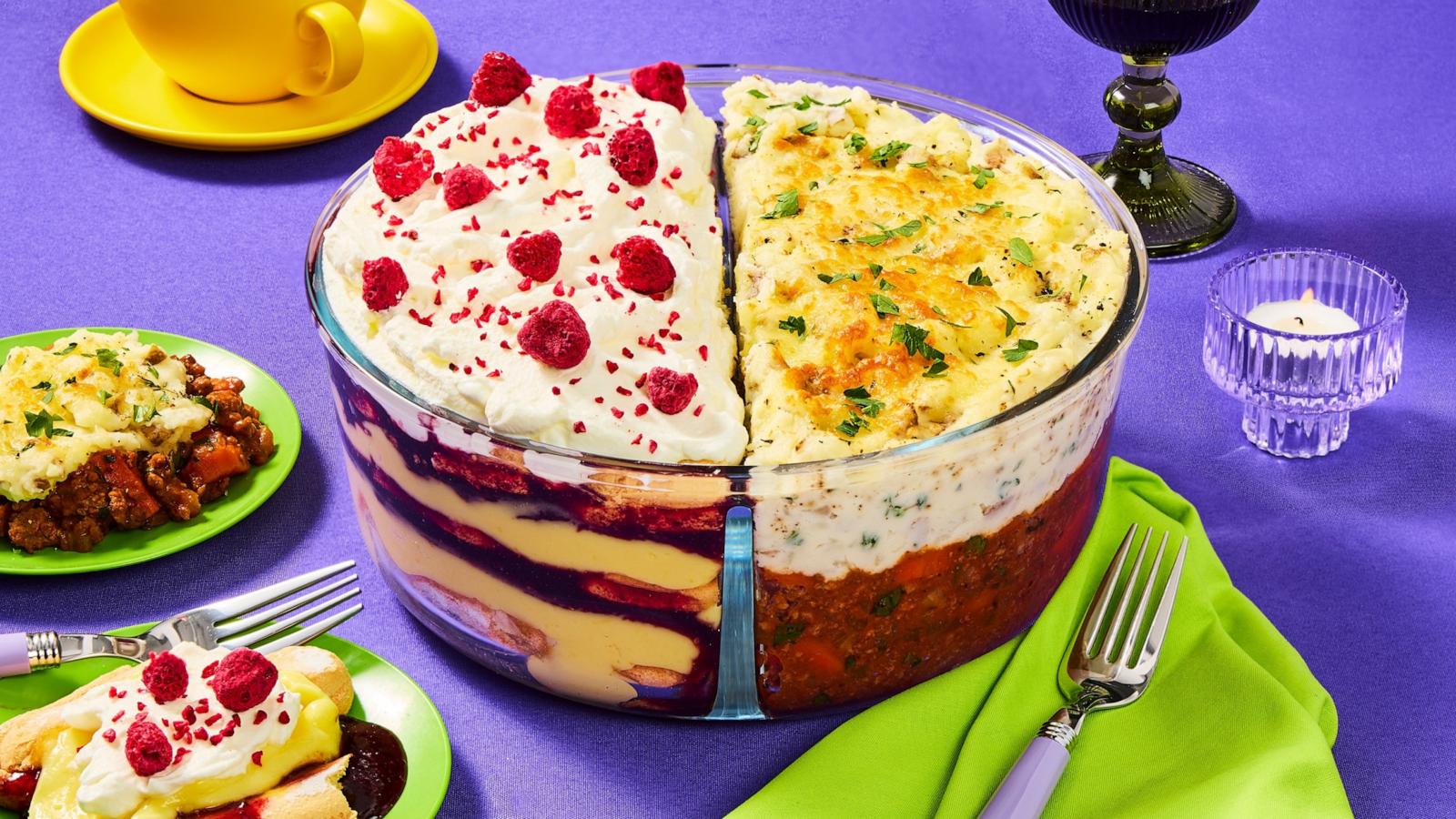 PHOTO: HelloFresh created a limited-edition meal kit inspired by the "Friend's" Thanksgiving episode where Rachel makes a trifle.