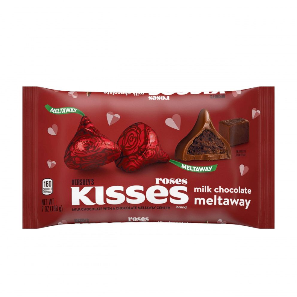 PHOTO: New milk chocolate meltaway Hershey's Kisses.