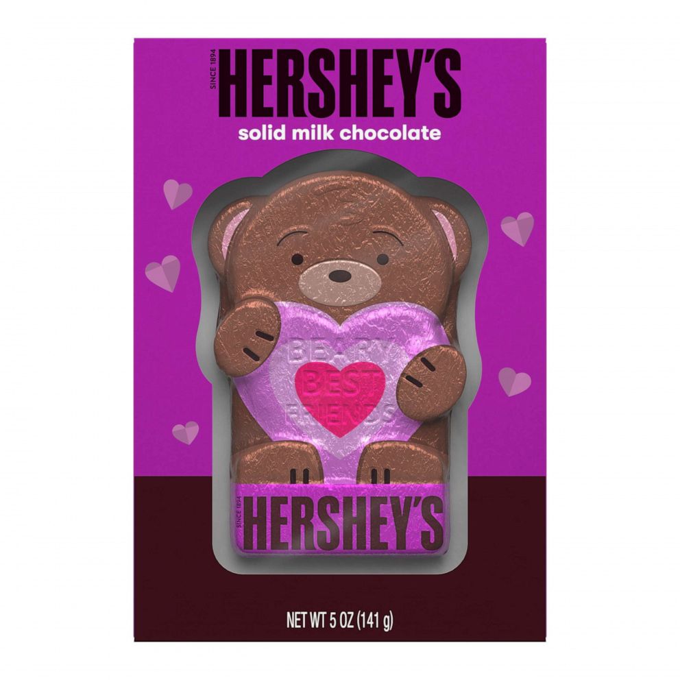 PHOTO: A new Hershey's milk chocolate bear for Valentine's Day 2021.