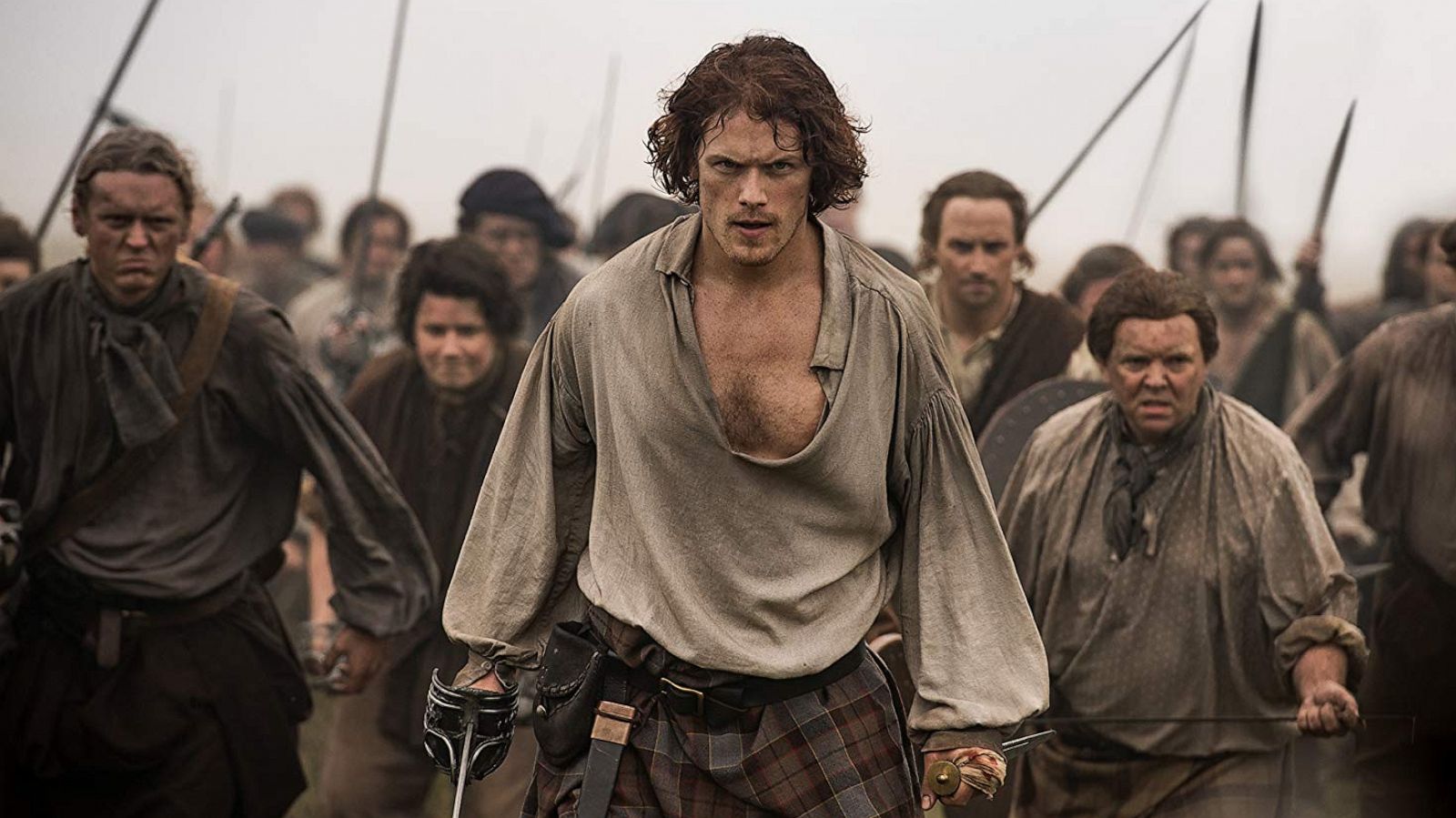 PHOTO: Sam Heughan in a scene from "Outlander."