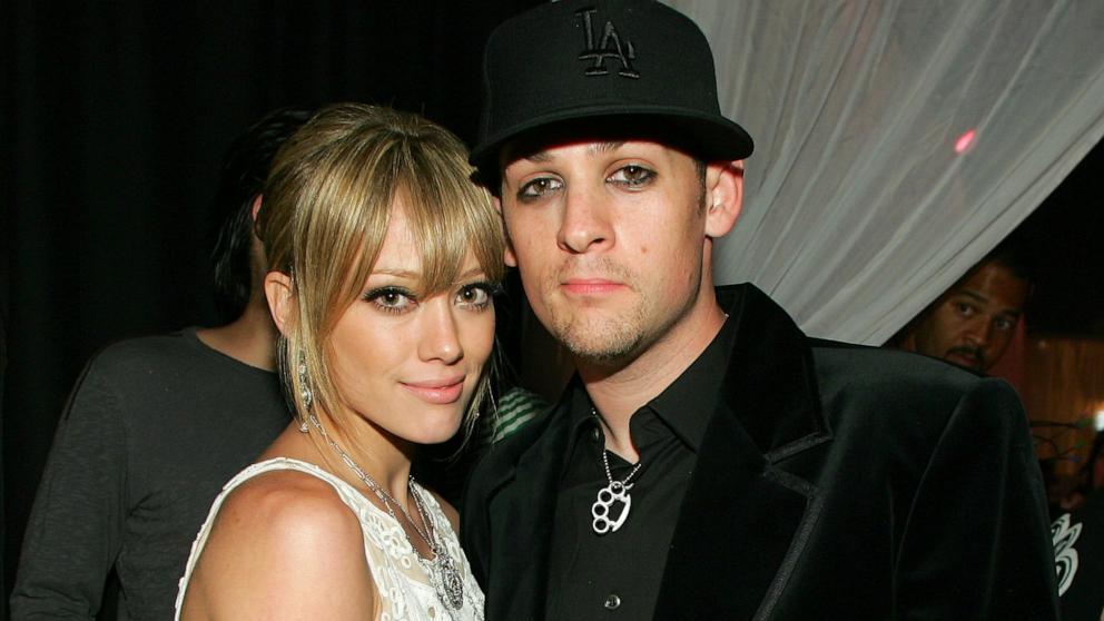Hilary Duff and Joel Madden of Good Charlotte