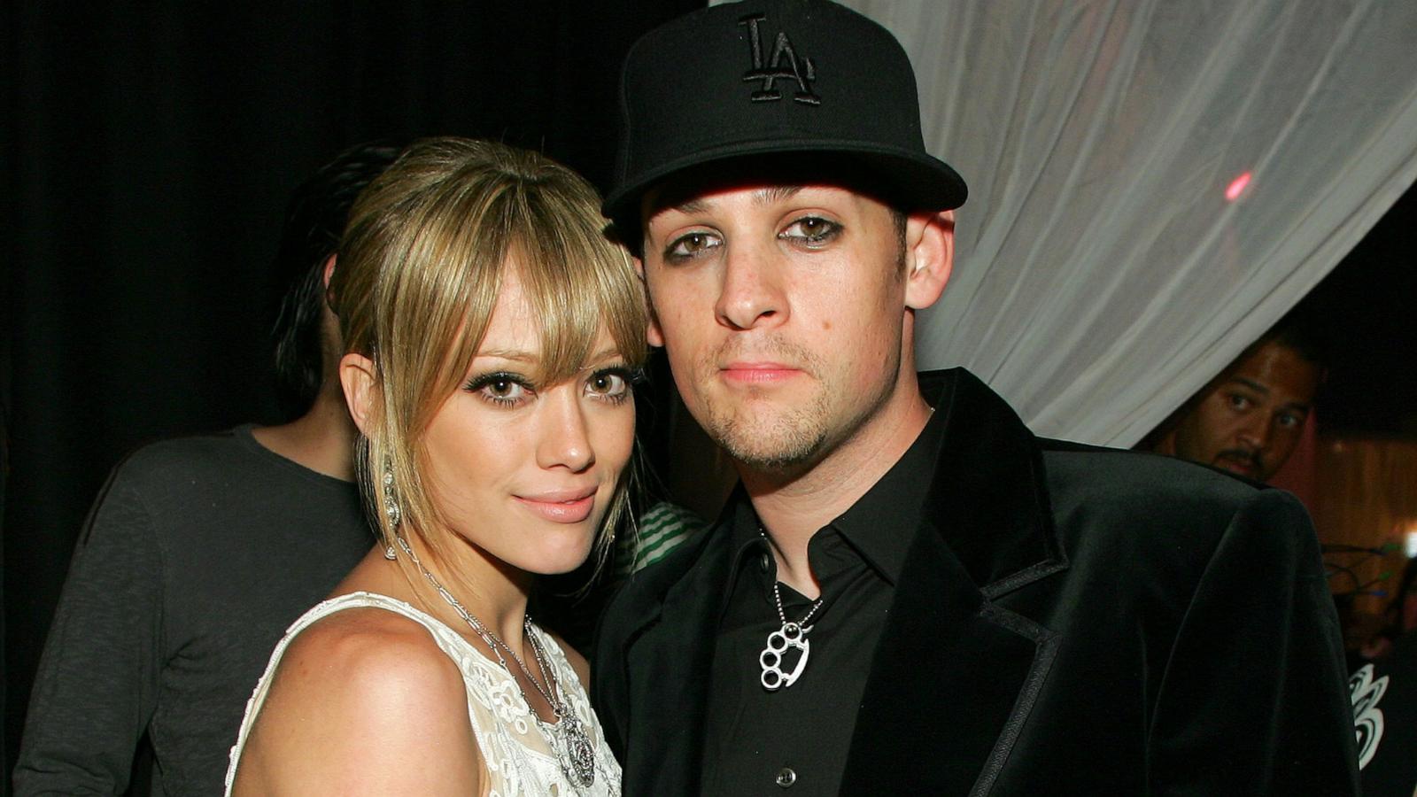 Hilary Duff and Joel Madden of Good Charlotte
