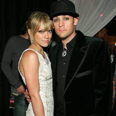 Hilary Duff and Joel Madden of Good Charlotte