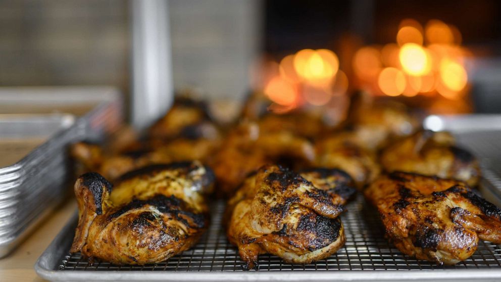 PHOTO: Oaxacan marinated and grilled chicken from Hometown Bar-B-Que.