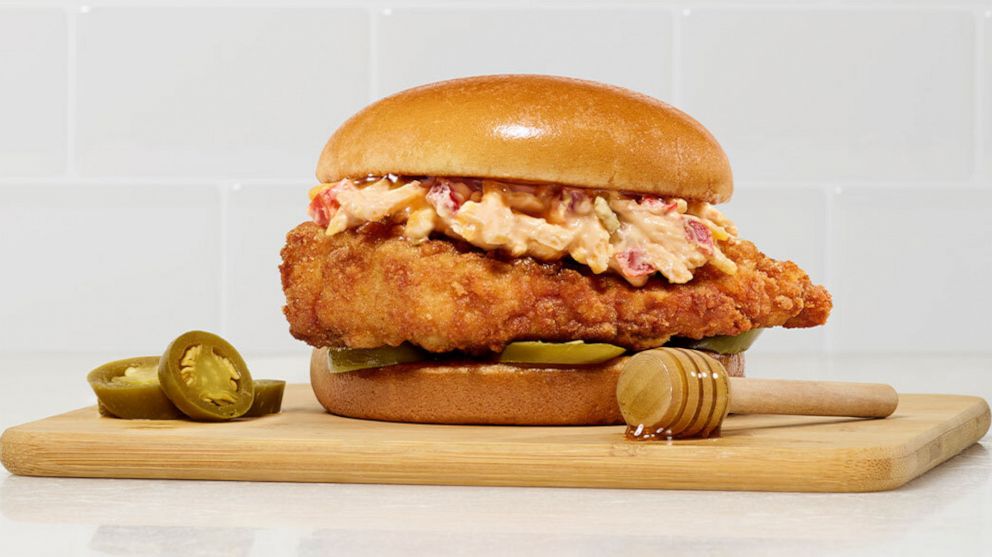 There's a new Honey Pepper Pimento Chicken Sandwich at ChickfilA