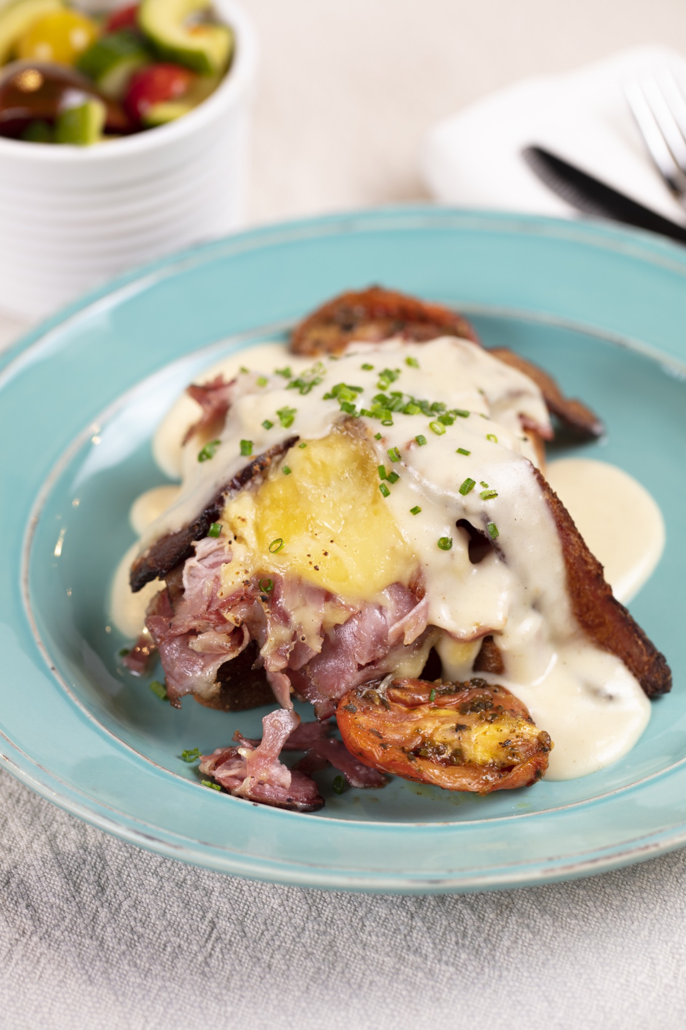 PHOTO: Hot Brown from Chef Justin Sutherland's new cookbook, "Northern Soul." 