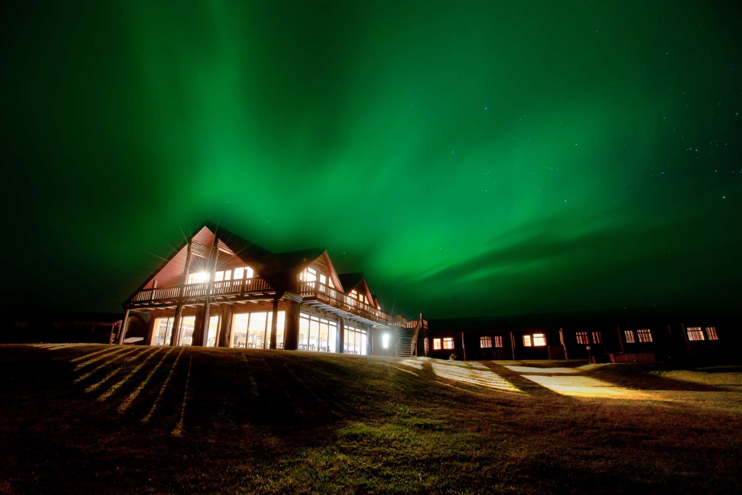 PHOTO: Hotel Rangá is located in the Icelandic countryside, far away from most light pollution.