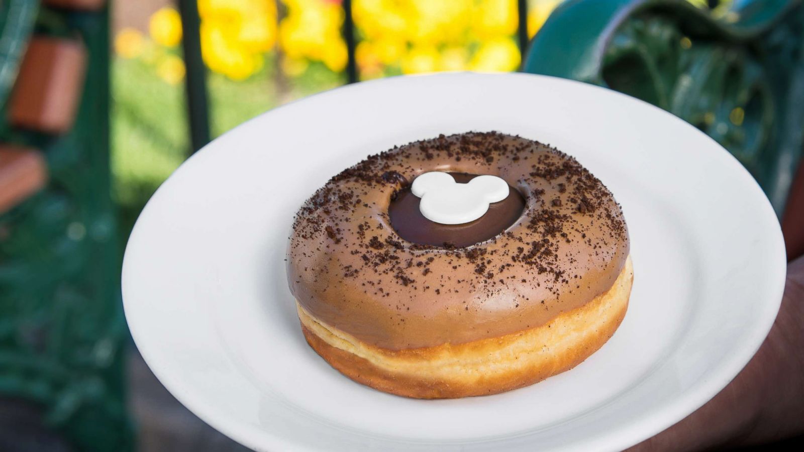 PHOTO: This cappuccino donut is offered for a limited time at Disneyland Park.