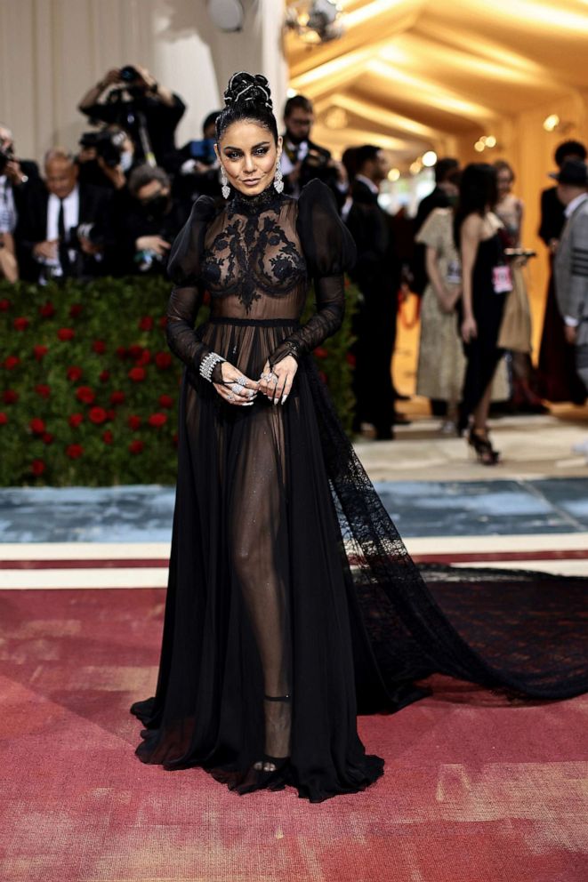 PHOTO: Vanessa Hudgens attends The 2022 Met Gala Celebrating "In America: An Anthology of Fashion" at The Metropolitan Museum of Art, May 2, 2022, in New York.
