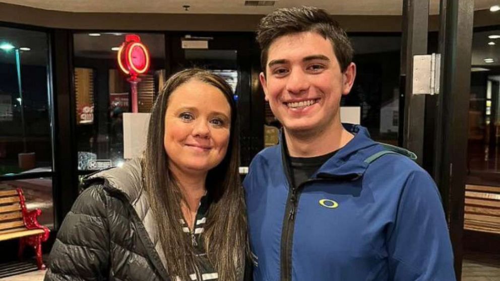 A 20-year-old mother placed her son for adoption. His new family