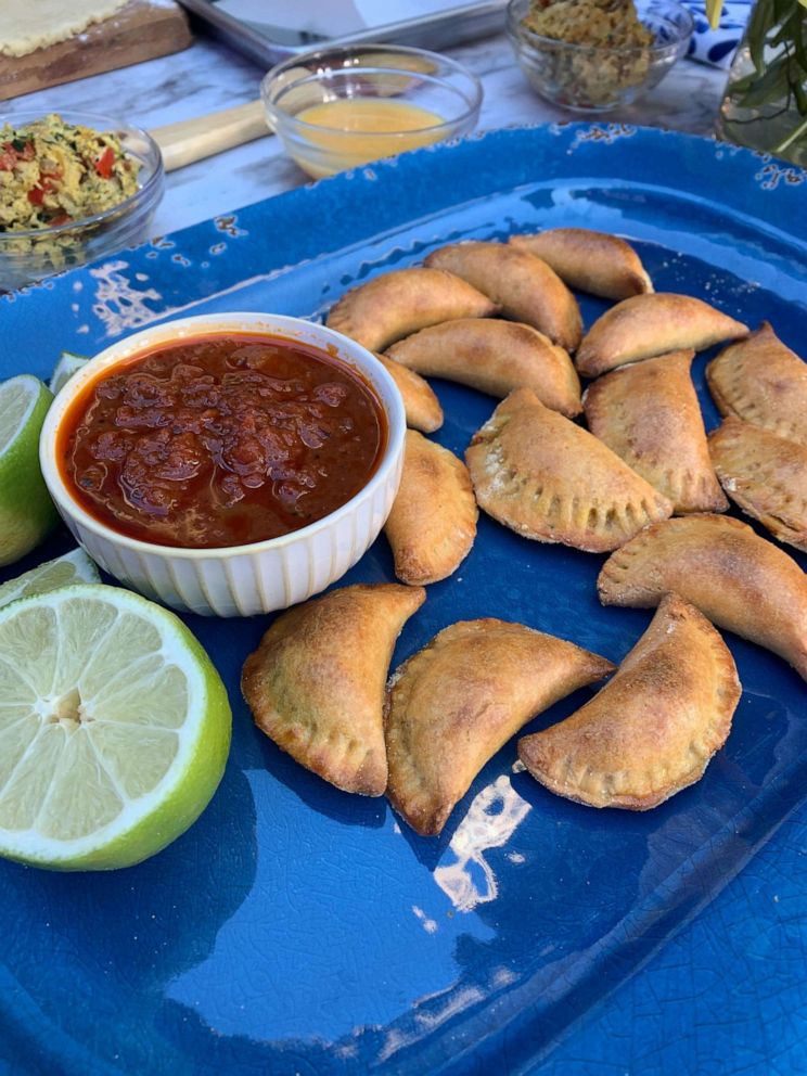 PHOTO: Spicy Chicken Empanadas prepared by Chef Mariana Velasquez on "Good Morning America," Sept. 15, 2022.