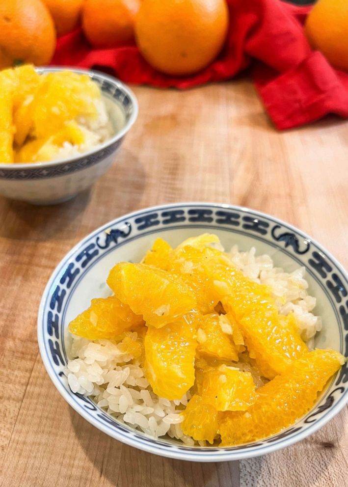 PHOTO: Chef Ming Tsai's sticky coconut rice desert.