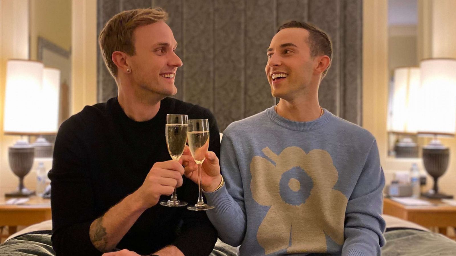 PHOTO: U.S. Olympic figure skater Adam Rippon engaged to boyfriend Finnish real estate developer Jussi-Pekka Kajaala.