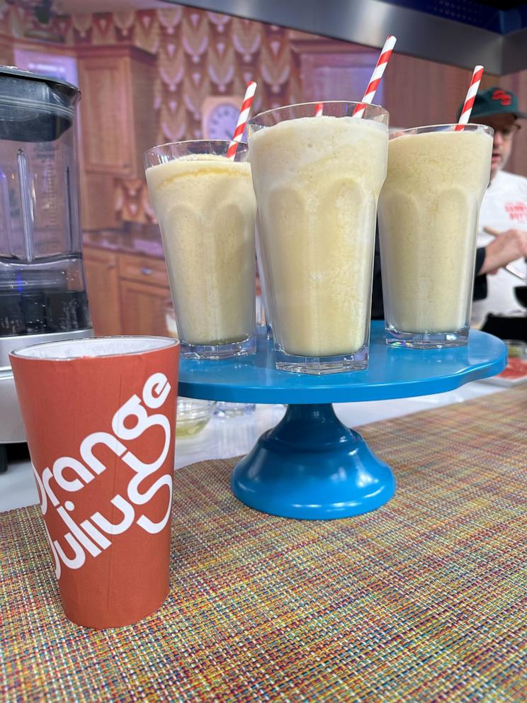 PHOTO: A homemade frozen orange drink inspired by Orange Julius. 