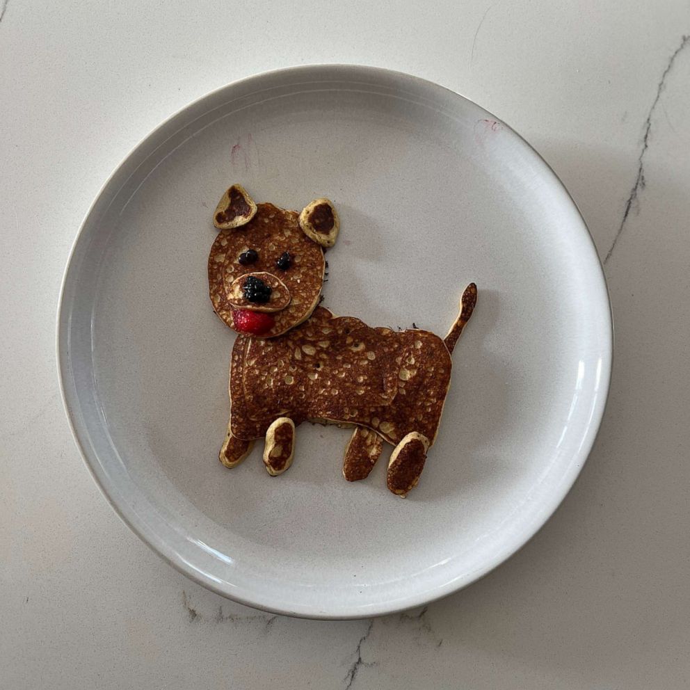 VIDEO: Mom makes adorable dog-shaped pancakes for her daughter