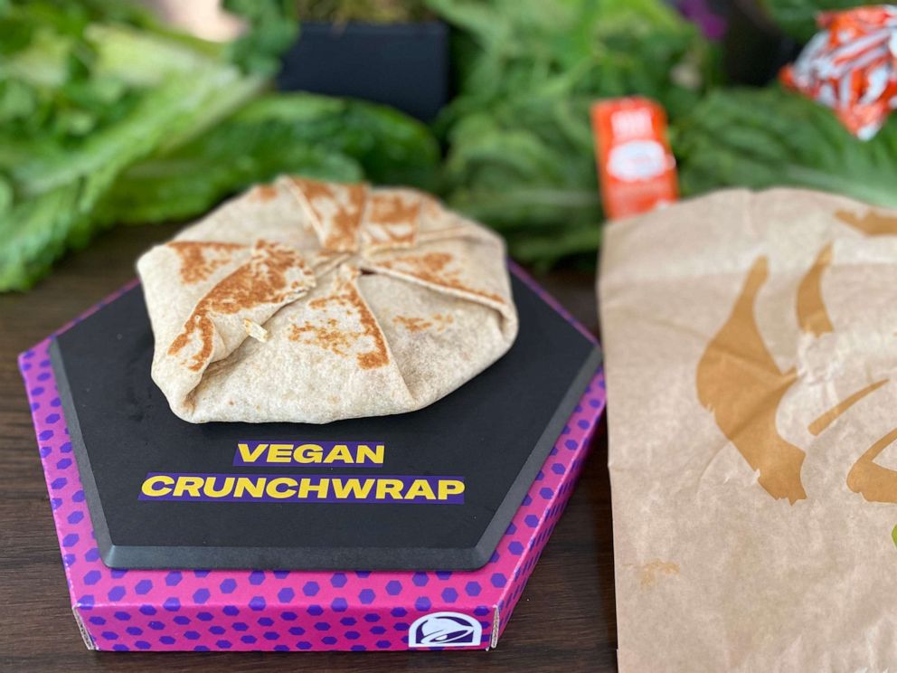 PHOTO: The new Vegan Crunchwrap from Taco Bell.