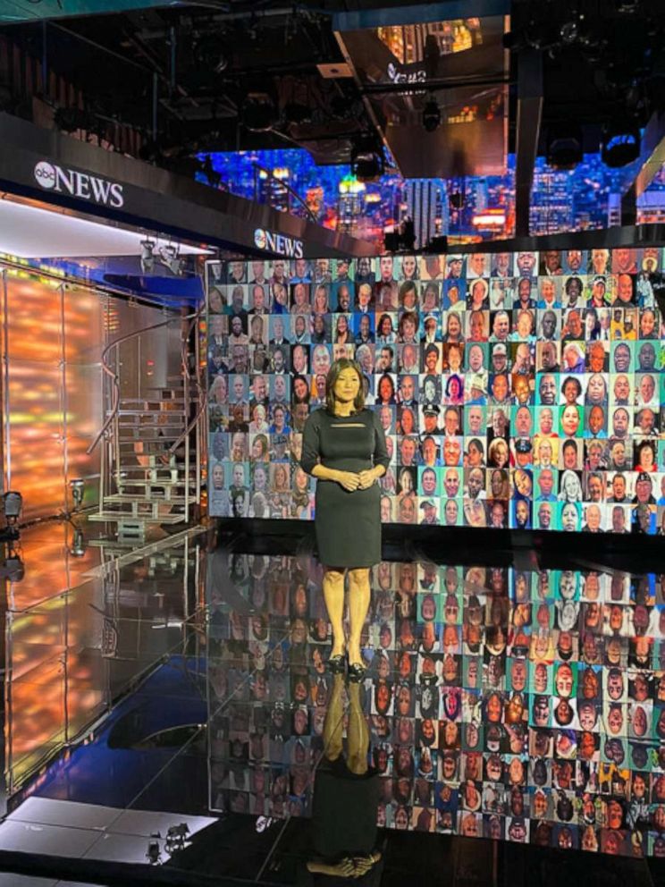 PHOTO: Juju Chang leading Nightline’s coverage of the U.S. marking 500,000 deaths due to COVID-19.  