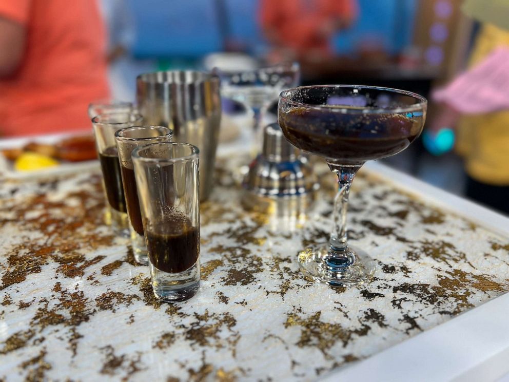 PHOTO: A non-alcoholic espresso martini.