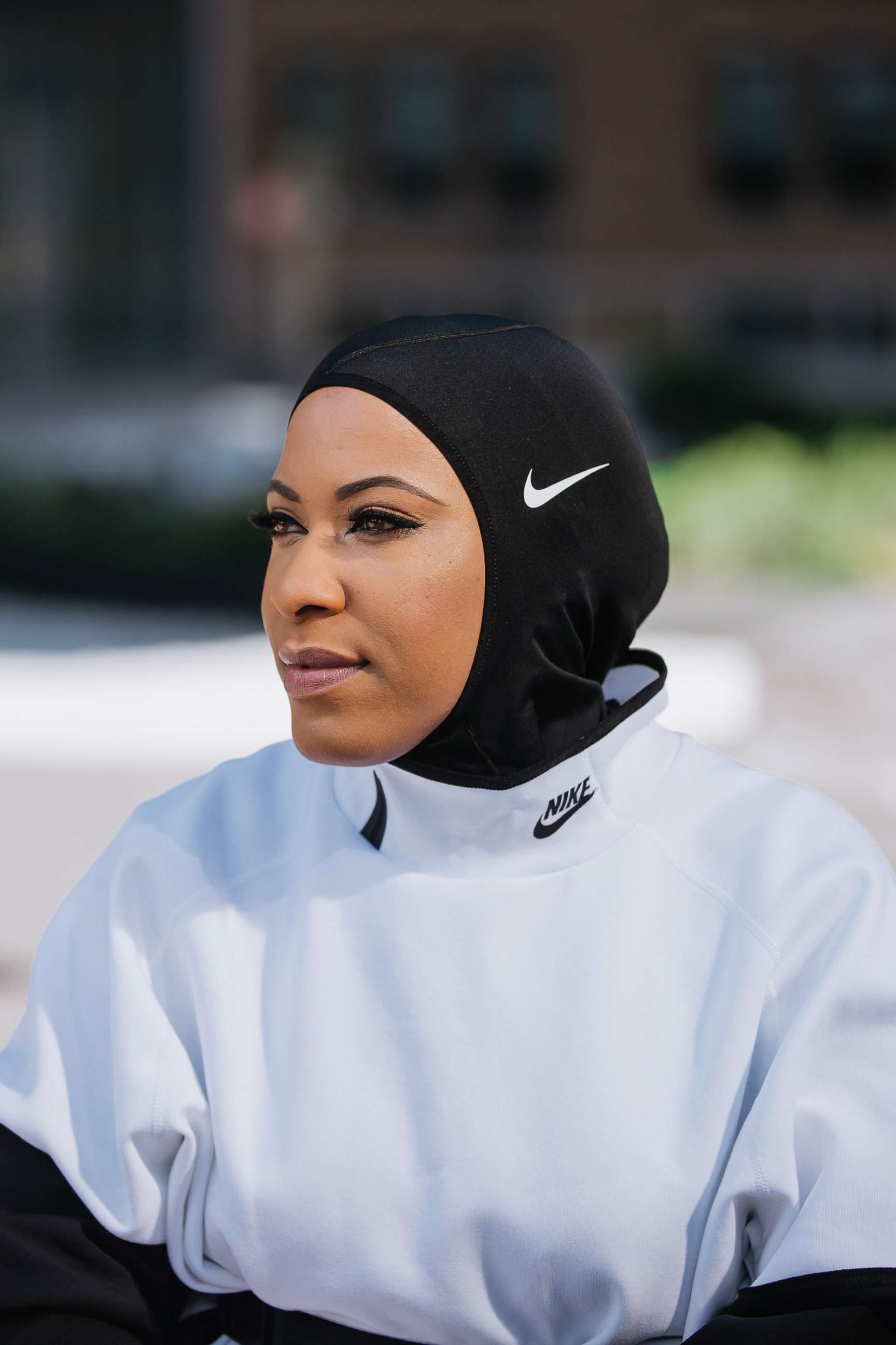 PHOTO: Ibtihaj Muhammad, American olympic fencer, discusses climate change, the importance of sustainability, and more.