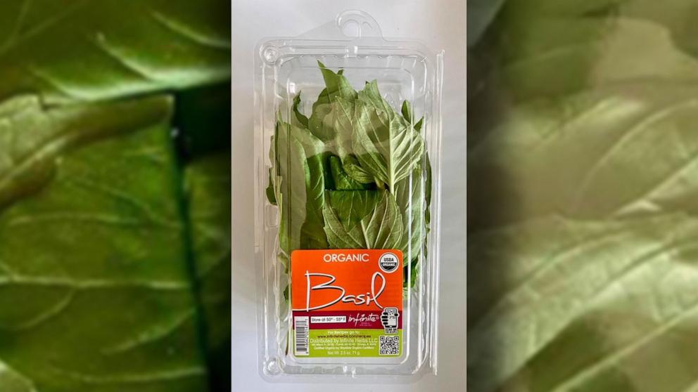 PHOTO: The U.S. Food and Drug Administration has urged consumers not to eat Infinite Herbs-brand organic basil sold at Trader Joe’s amid an ongoing Salmonella outbreak investigation.