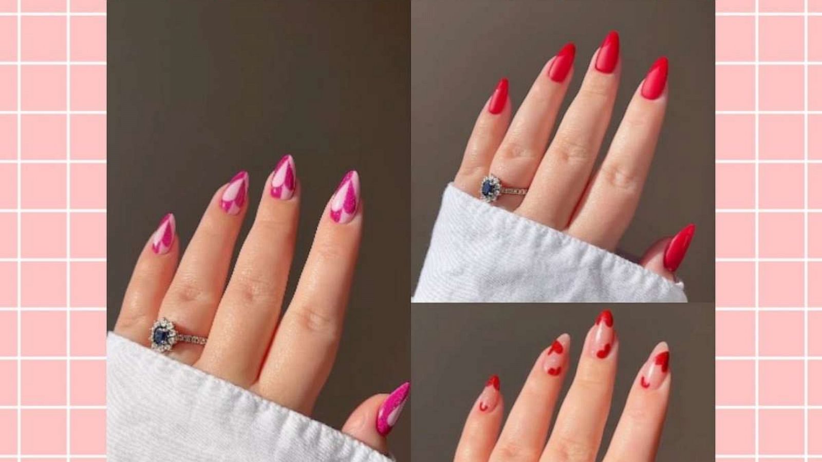Fall in love with these nail art ideas that are perfect for Valentine's Day.