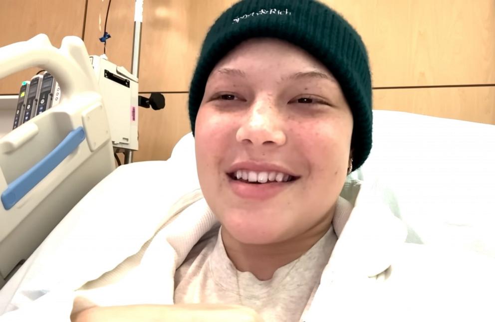 PHOTO: Isabella Strahan opened up about connecting with former college football player Greg Brooks Jr. who was also diagnosed with a brain tumor.