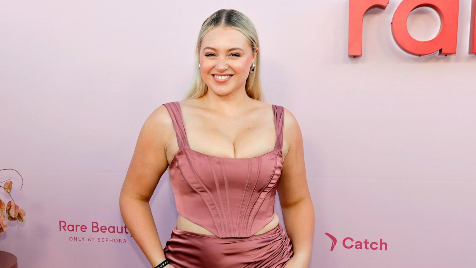 PHOTO: Iskra Lawrence attends The Inaugural Rare Impact Fund Benefit Supporting Youth Mental Health Hosted by Selena Gomez at Nya Studios, Oct.4, 2023, in Los Angeles.