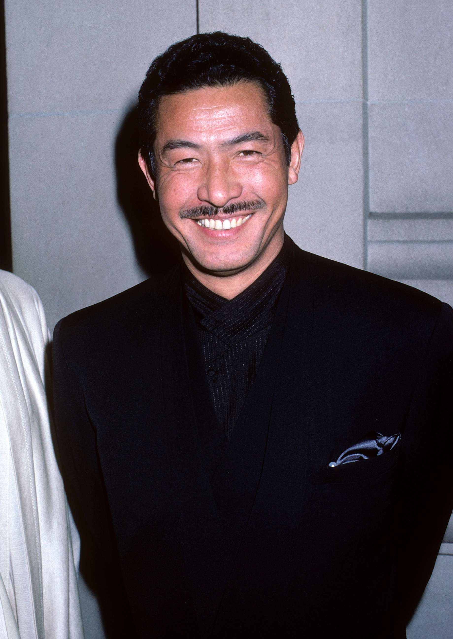 PHOTO: Issey Miyake attends the Metropolitan Museum of Art's Costume Institute Gala Exhibition, Dec. 8, 1986, at the Metropolitan Museum of Art in New York.