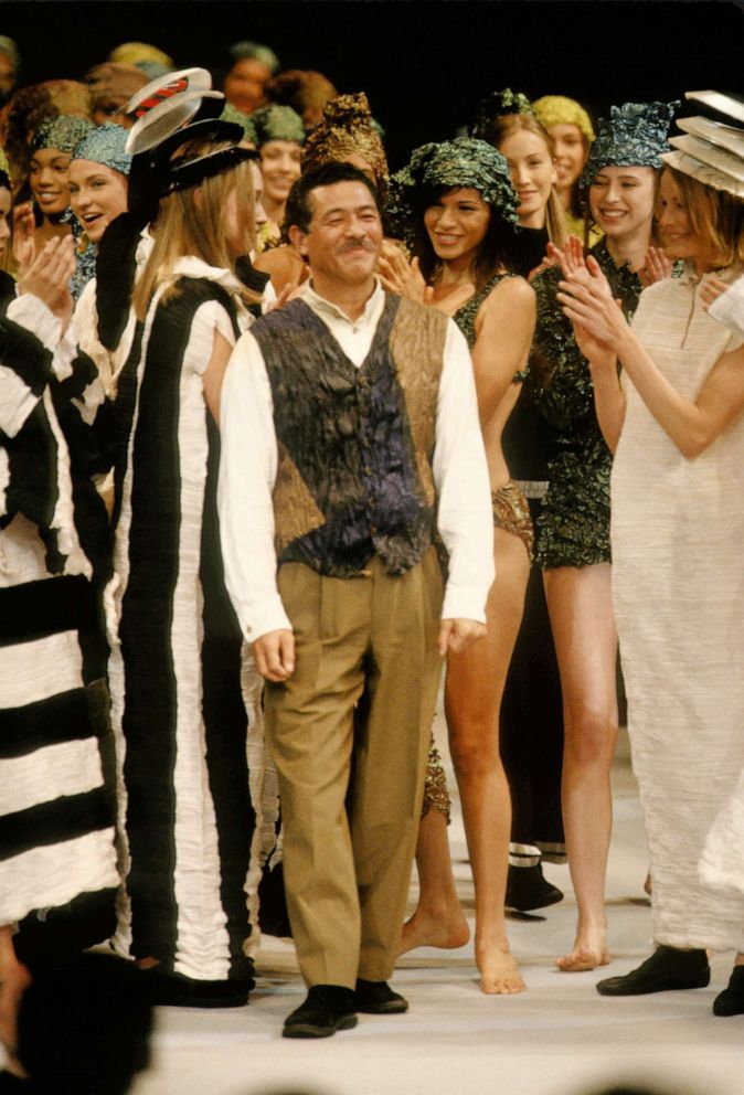PHOTO: Issey Miyakei during Paris Fashion Week circa 1993 in Paris. 
