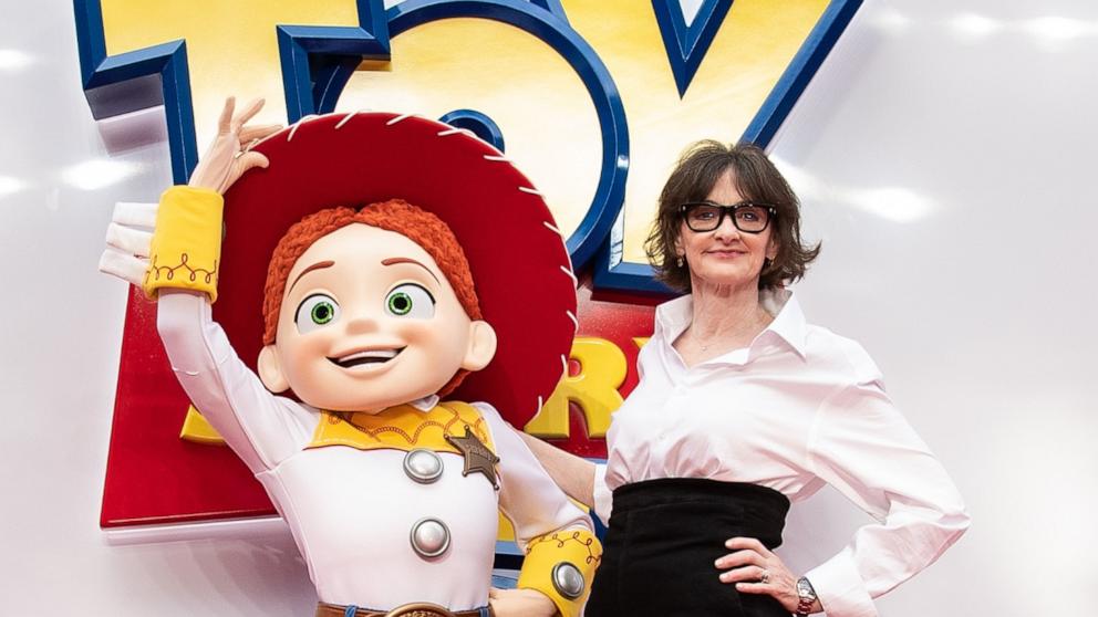 PHOTO: Jessie and Joan Cusack attend the "Toy Story 5" UK launch event at Odeon Luxe Leicester Square on May 28, 2026 in London, England. 