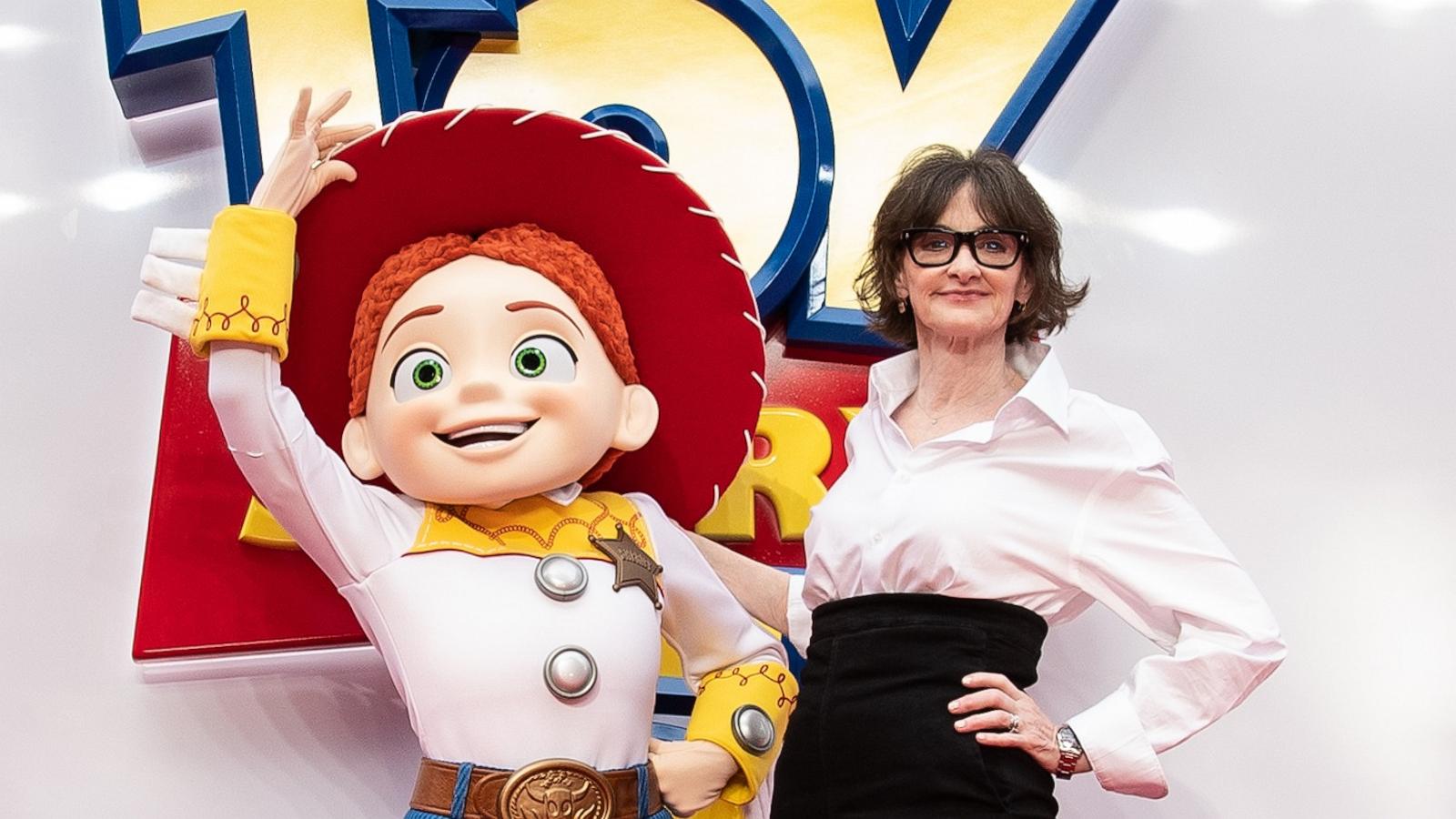 PHOTO: Jessie and Joan Cusack attend the "Toy Story 5" UK launch event at Odeon Luxe Leicester Square on May 28, 2026 in London, England.