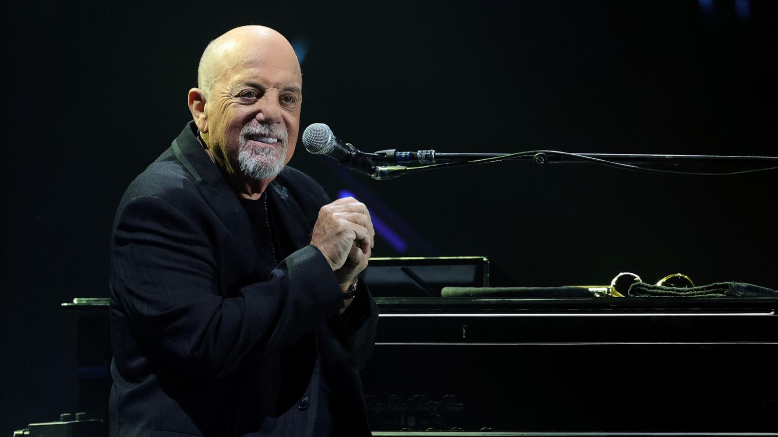 PHOTO: Billy Joel performs at Allegiant Stadium on November 09, 2024 in Las Vegas, Nevada.