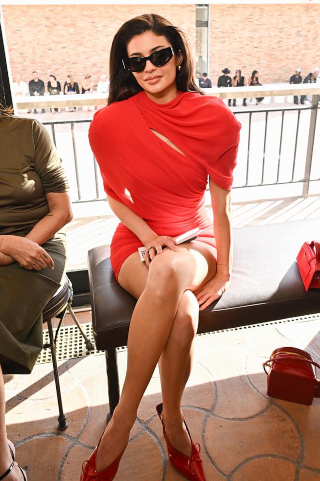 PHOTO: Kylie Jenner attends the "Les Sculptures" Jacquemus' Fashion Show in Saint-Paul-De-Vence, France, Jan. 29, 2024. 