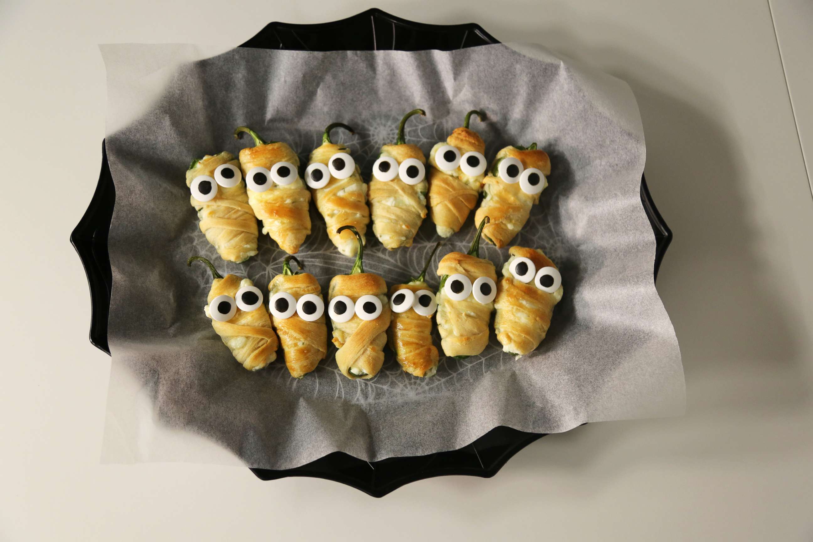 PHOTO: GMA made jalapeno popper mummies, one of the top 10 Pinterest Halloween recipes of 2018.