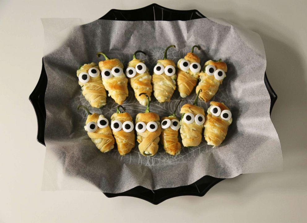 PHOTO: GMA made jalapeno popper mummies, one of the top 10 Pinterest Halloween recipes of 2018.